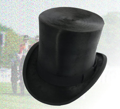 DUNN & CO. black silk top hat; fully refurbished 
