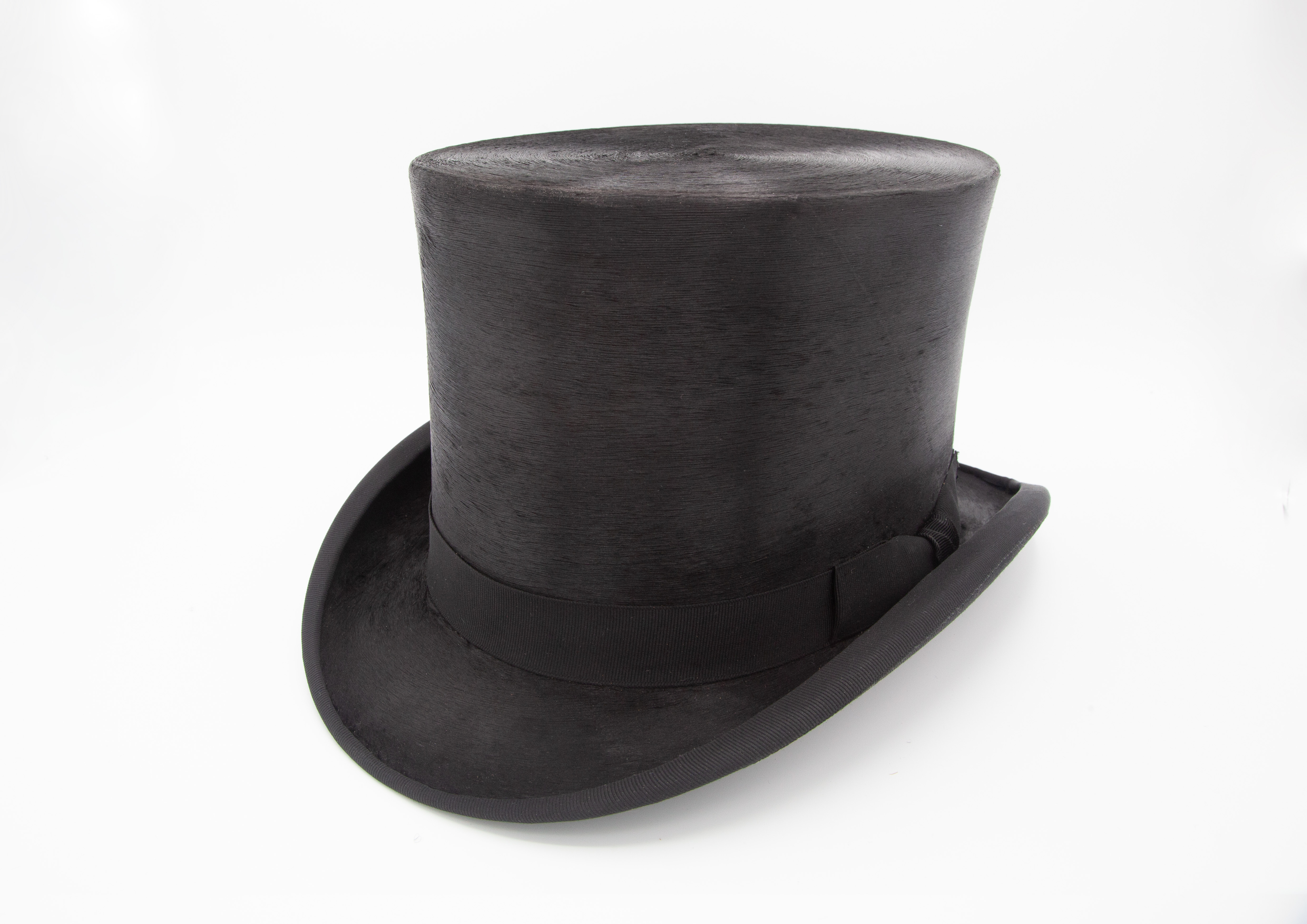 FOGG & ELLIS Vintage black silk top hat 
